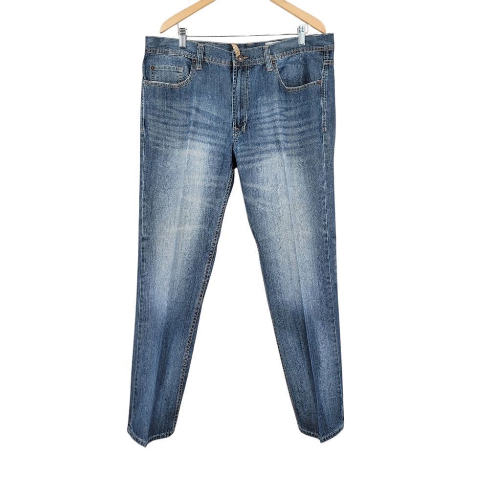 TK Axel Griswold Slim Straight Men's Blue Jeans Size 38×32